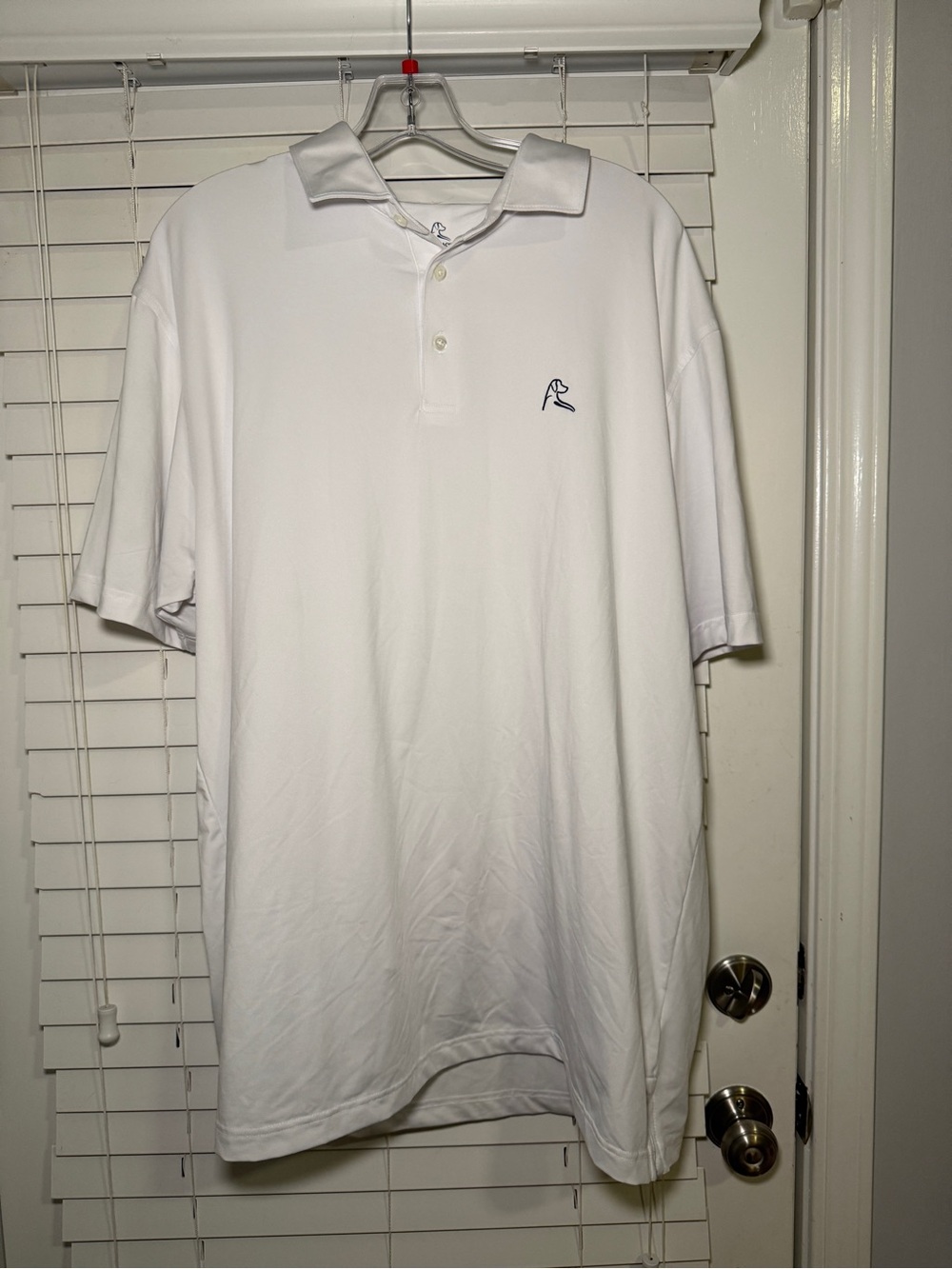 Rhoback Men's White Polo Golf Preppy Father